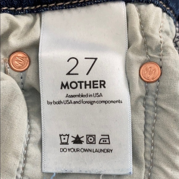 MOTHER The Roller Ankle Fray Size 27 - Picture 3 of 4